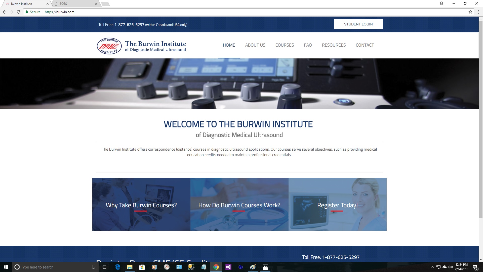 BOSS - Burwin Online Student System