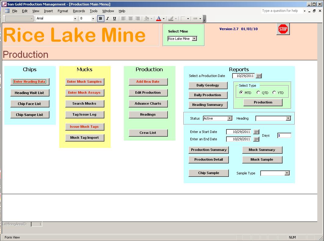 Production Management System